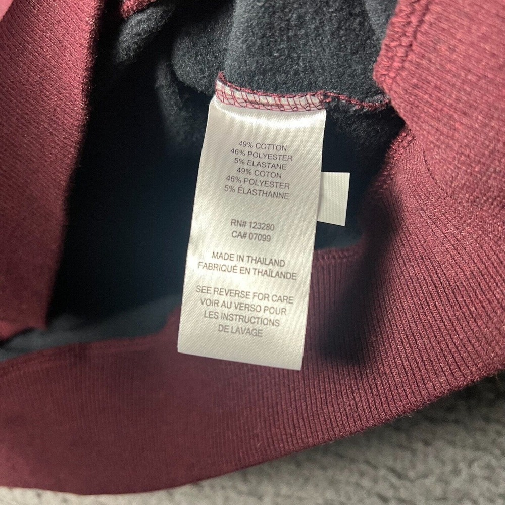 Travis Mathew Sweater Mens Large Red 1/4 Zip Pullover Golf Fleece Performance - Picture 6 of 11